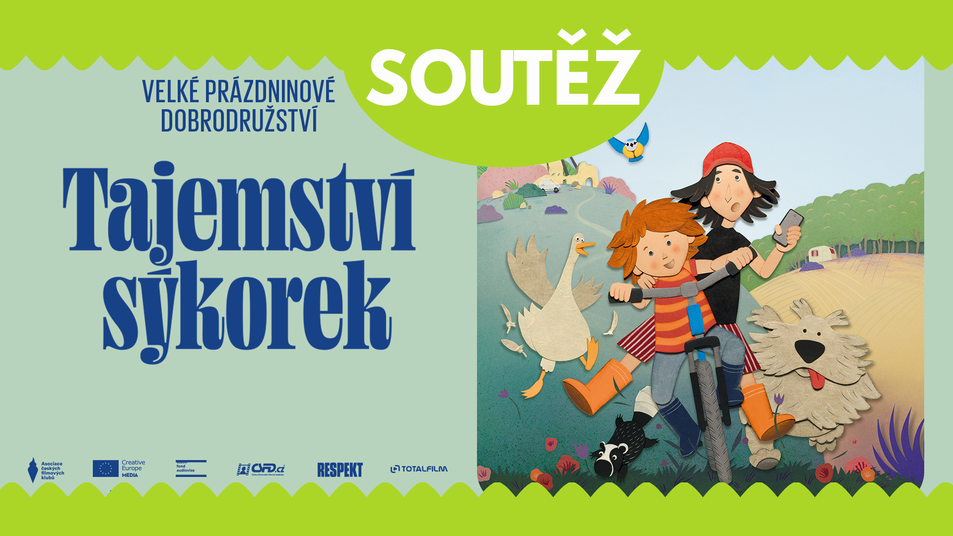 Soutěž s animovaným filmem Tajemství sýkorek