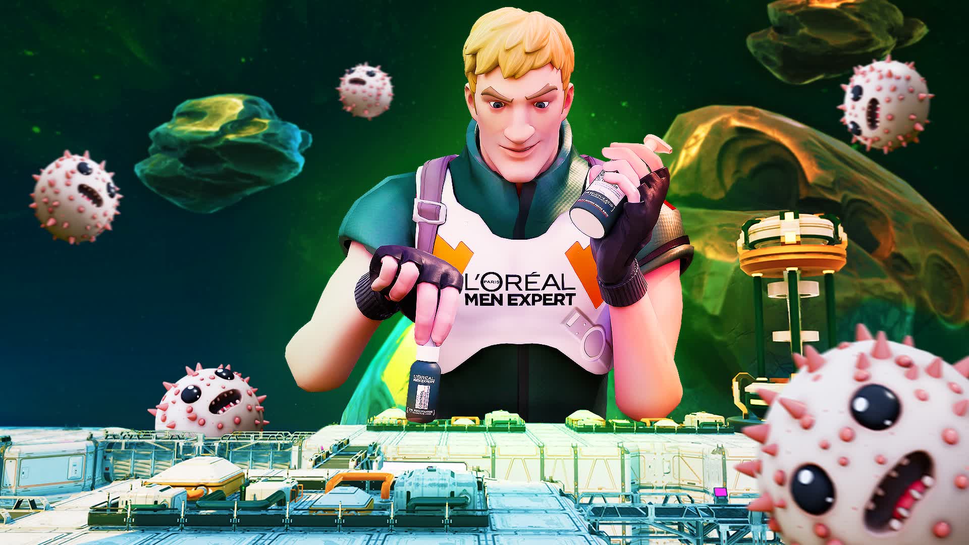 Do Fortnite míří L'ORÉAL PARIS Men Expert. Zahraj si jejich mapu a vyhraj 5000 V-Bucks.