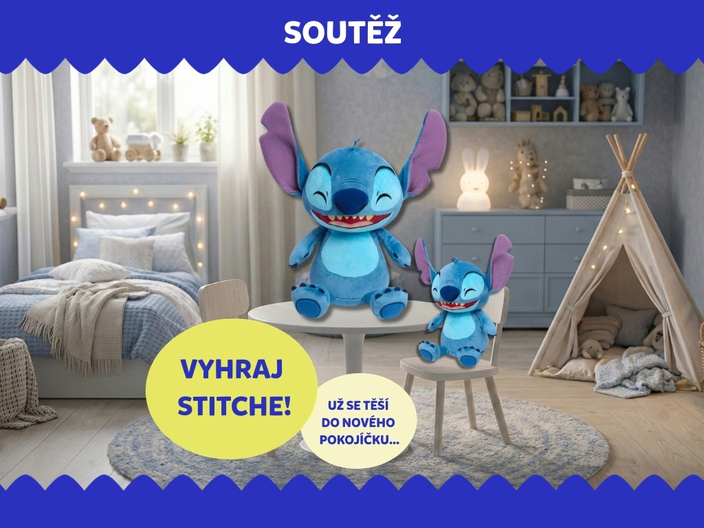Vyhrajte interaktivního plyšáka Stitch