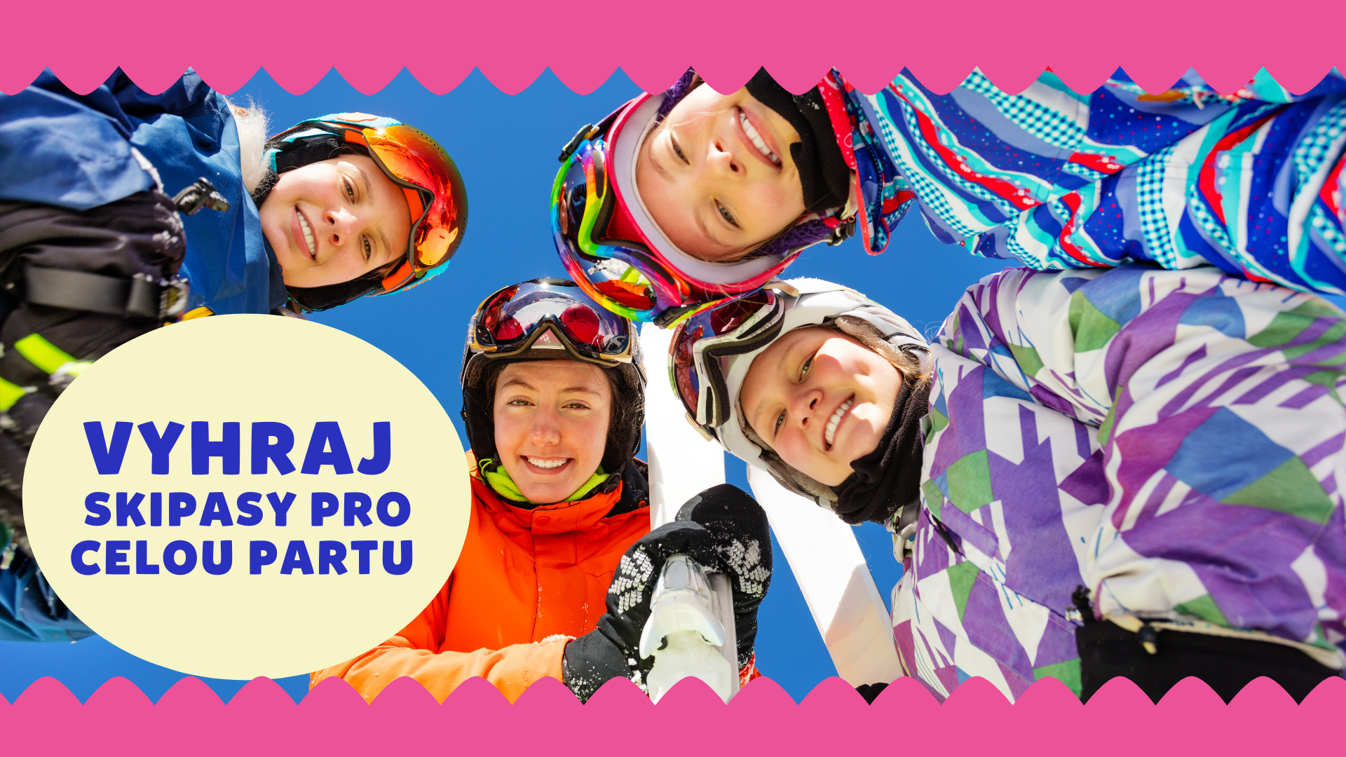 Vezměte partu kamarádů na hory! Soutěž o skipasy!