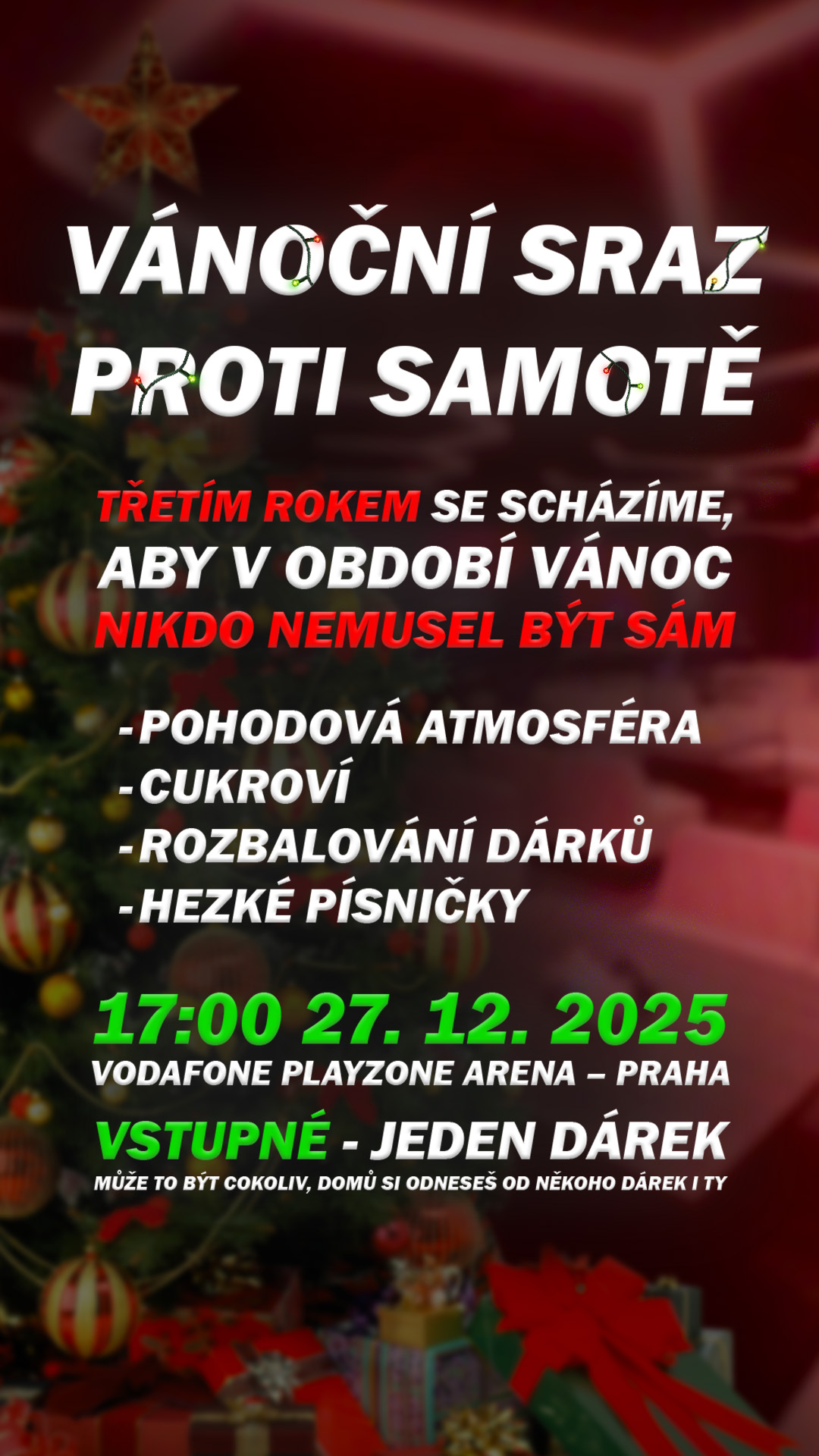 Vánoční sraz proti samotě